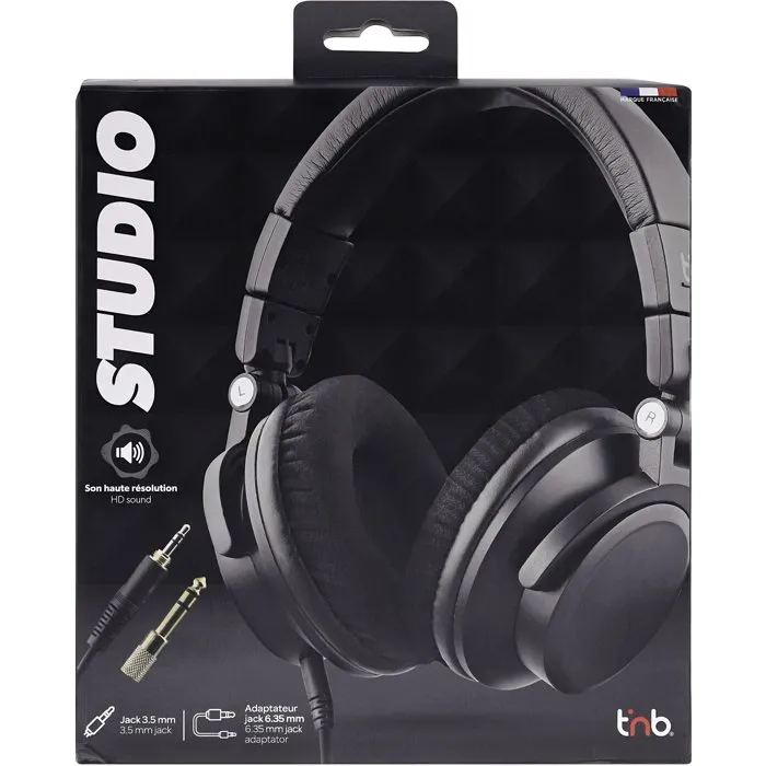 TNB Casque Studio de monitoring filaire Noir TNB Casque Studio de monitoring filaire Noir