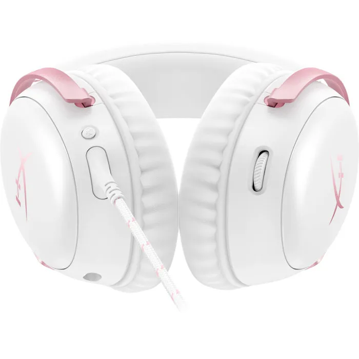 HyperX Cloud III Casque Gamer Filaire blanc & rose
