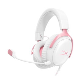 HyperX Cloud III Casque Gamer Filaire blanc & rose