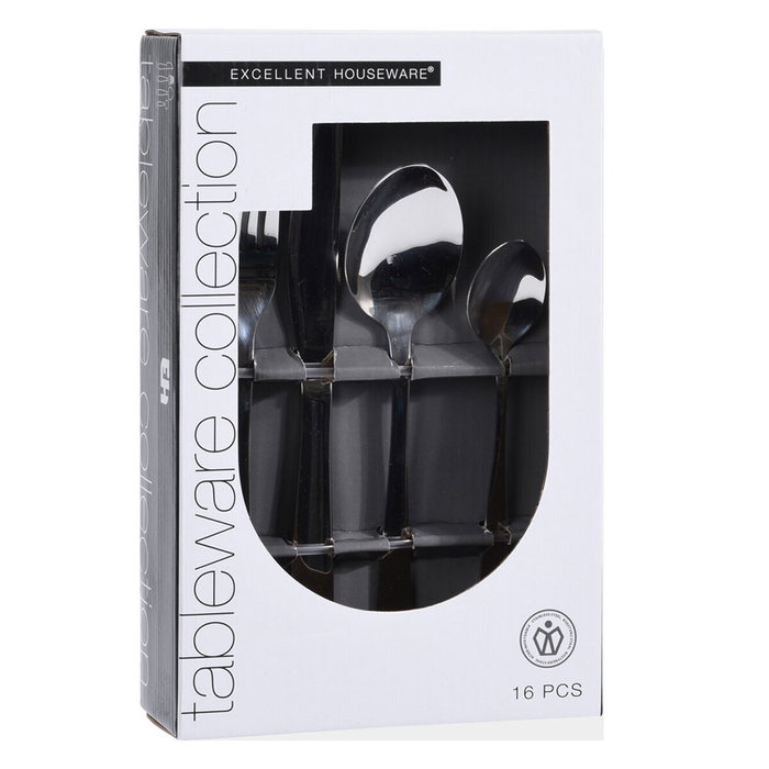 Couverts Excellent Houseware cc4000080 Acier inoxydable 16 Pièces Couverts Excellent Houseware cc4000080 Acier inoxydable 16 Pièces