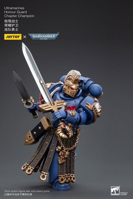 Warhammer 40k figurine 1/18 Ultramarines Honour Guard Chapter Champion 12 cm Warhammer 40k figurine 1/18 Ultramarines Honour Guard Chapter Champion 12 cm