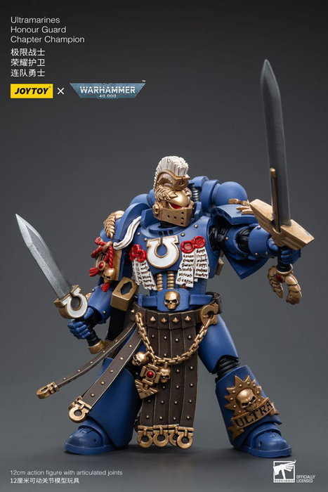 Warhammer 40k figurine 1/18 Ultramarines Honour Guard Chapter Champion 12 cm Warhammer 40k figurine 1/18 Ultramarines Honour Guard Chapter Champion 12 cm