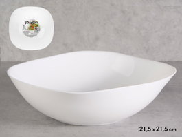 Vivalto Bol carré Opal 21.5 x 21.5 cm blanc (Set de 24)
