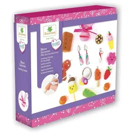 Sycomore - Atelier de Bijoux Sucreries - Boîte Créative pour Enfants Dès 7 Ans - Création de Boucles d'Oreilles, Bagues et Colliers