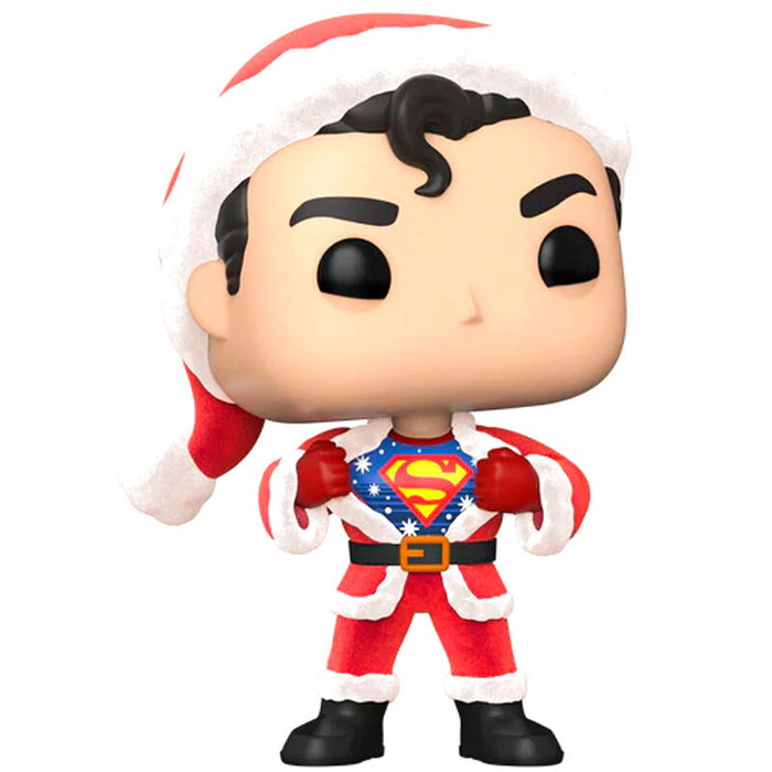 FUNKO Set figurine POP & Tee DC Comics Superman Exclusive Flocked