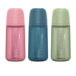 Suavinex Biberon Selection en silicone souple avec tétine SX PRO, 330ml
