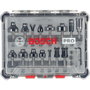 Bosch Professional Coffret de 15 fraises mixtes avec queue de 8 mm