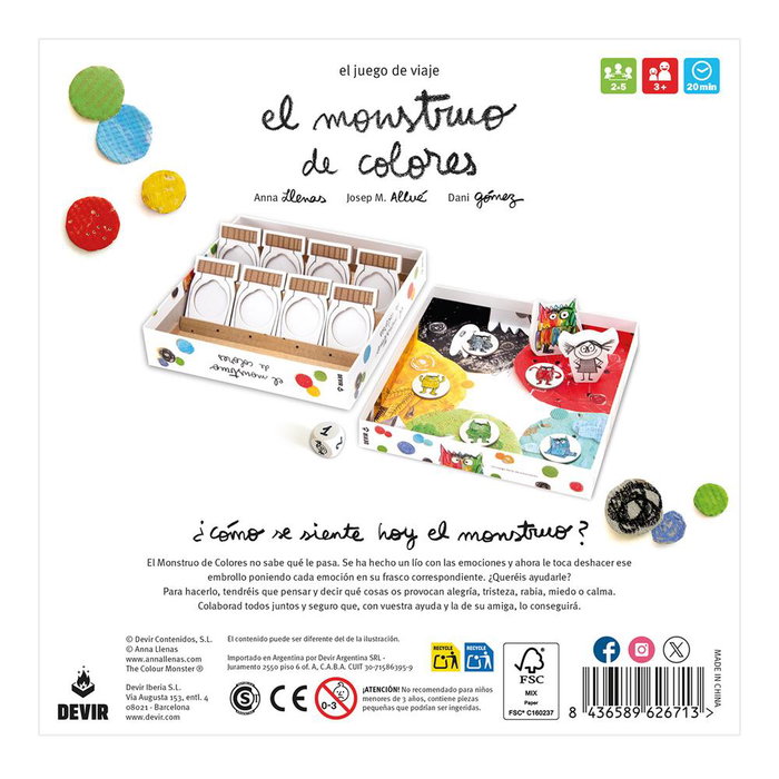 Devir Jeu de société El Monstruo Colores Devir Jeu de société El Monstruo Colores