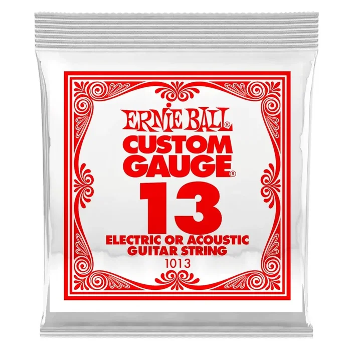 Ernie Ball Cuerda Eléctrica Slinky Plana 013 Set de 6 (Set de 6)
