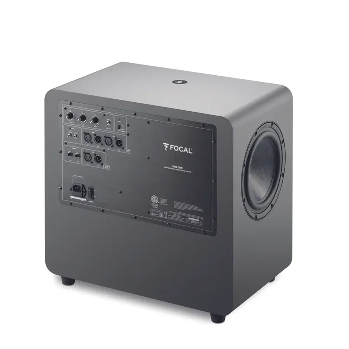 FOCAL Sub One Caisson de Basse Actif 2x100W RMS 2x8 Pouces Fibre de Carbone