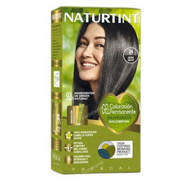 Naturtint 1N Biobased Teinture Permanente Cheveux Noir Ébène