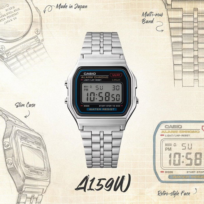Montre Unisexe Casio A159W-N1DF