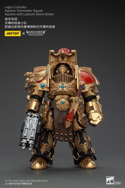 Joy Toy (CN) Warhammer The Horus Heresy Figurine 1/18 Legio Custodes Aquilon Terminator Squad Aquilon avec Lastrum Storm Bolter 14 cm