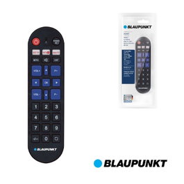 BLAUPUNKT Télécommande TV universelle 5 en 1 avec touches grandes, compatible LG, Samsung, Sony, Philips, Panasonic