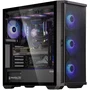 Zalman Z10 Plus Boîtier PC Moyenne Tour ATX Noir - 7 Baies Internes, 4 Logements d'Extension, Compatible ATX/mATX/Mini-ITX, Support Cartes Graphiques 320mm
