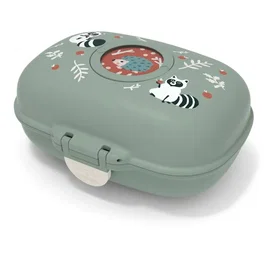 Monbento MB Gram Raccoon Boîte à Goûter Snack Box Hermétique Vert Raccoon