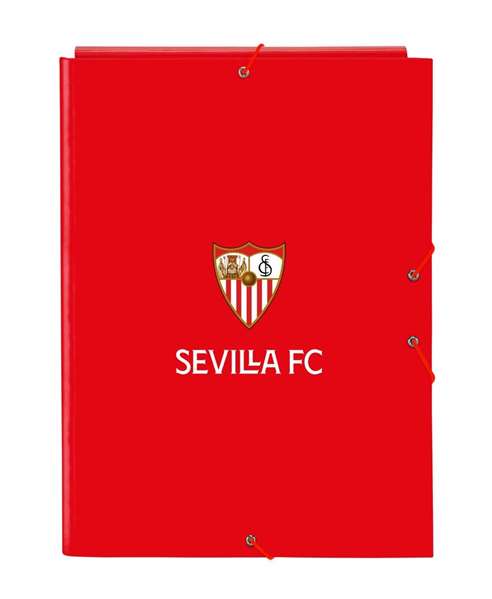 Safta Carpeta folio avec 3 rabats Sevilla FC 26x33.5x2.5 cm - Dossier format A4 - Pour supporters Safta Carpeta folio avec 3 rabats Sevilla FC 26x33.5x2.5 cm - Dossier format A4 - Pour supporters