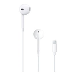 Apple EarPods Lightning Blanc - Écouteurs Intra-Auriculaire avec Télécommande et Microphone