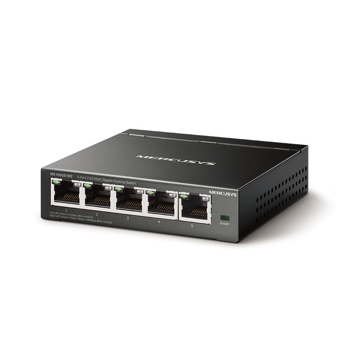 Mercusys MS105GS-M2 Switch Multi-Gigabit 5 ports 2.5G Mercusys MS105GS-M2 Switch Multi-Gigabit 5 ports 2.5G