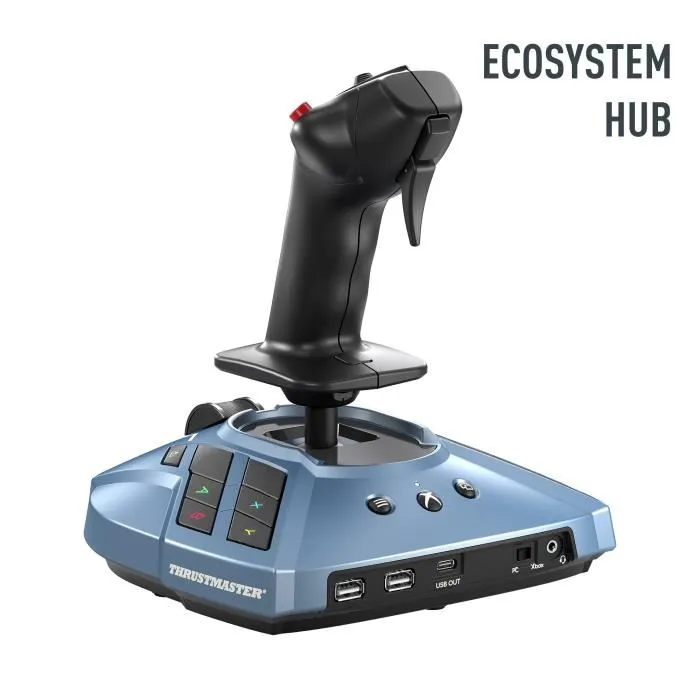 Thrustmaster TCA Sidestick X Airbus Edition - Joystick de simulation de vol, compatible Xbox Series X|S et PC avec manette des gaz intégrée, technologie H.E.A.R.T et port USB Thrustmaster TCA Sidestick X Airbus Edition - Joystick de simulation de vol, compatible Xbox Series X|S et PC avec manette des gaz intégrée, technologie H.E.A.R.T et port USB