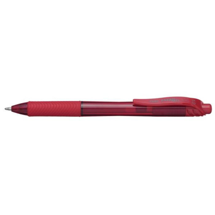 Pentel EnerGel X Stylo à bille gel BL110-BX encre rouge, roller gel ink pen