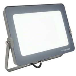 Silver Projecteur LED IP65 150W 12 000 lm 5 700K 180° Gris Extérieur