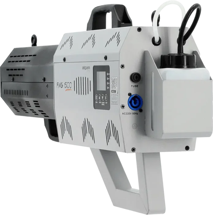 Algamlight Machine à Fumée Portable RGB 1500W - LED RGBA 48W, Réservoir 0.5L