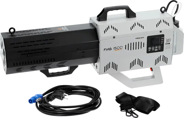 Algamlight Machine à Fumée Portable RGB 1500W - LED RGBA 48W, Réservoir 0.5L