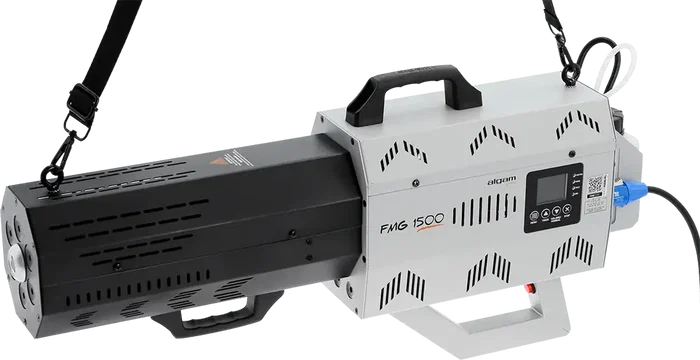 Algamlight Machine à Fumée Portable RGB 1500W - LED RGBA 48W, Réservoir 0.5L