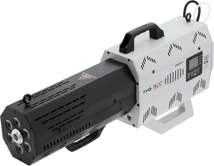 Algamlight Machine à Fumée Portable RGB 1500W - LED RGBA 48W, Réservoir 0.5L