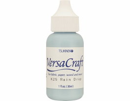 Tsukineko Encre Textile VERSACRAFT Bleu Rain Drop 30 ml