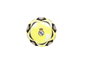Real Madrid C.F. Ballon de plage Jaune 21 cm