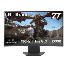 LG Moniteur Gaming Ultragear 27 Pouces - 27GS60QC-B.AEUQ - Ecran 165 Hz QHD (2K) IPS 1ms G-Sync Compatible FreeSync Premium HDR