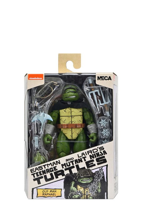 NECA Tortues Ninja figurine Handyman Old Man Raphael 18 cm NECA Tortues Ninja figurine Handyman Old Man Raphael 18 cm
