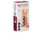 KINVARA Set de 7 pièces d'ustensiles avec support en bambou et métal Marron-Plata
