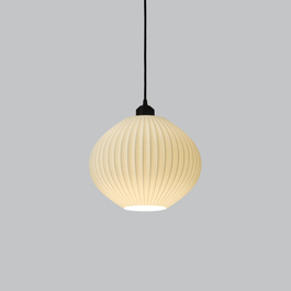 Suspension Idali, rosace blanche/noire et câble noir, design contemporain, ampoule LED E27, câble ajustable