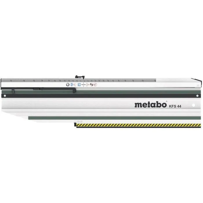 Metabo Rail de Guidage KFS 44 pour Scies Circulaires, Compatible KS 18 LTX 66 BL, KS 18 LTX 57, KS 66 FS, KS 85 FS - Coupes en Biais jusqu'à 60°