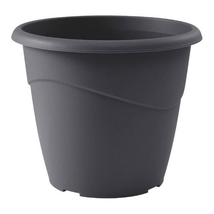Eda Pot de fleurs Marina rond, 23 L, Gris anthracite