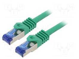 LOGILINK Cordon de raccordement Cat 6a S/FTP vert 0,25 m RJ45