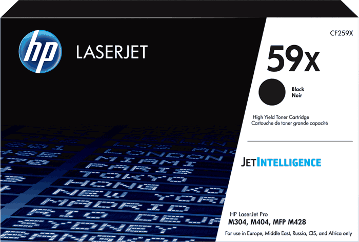 HP Toner 59X CF259X Noir Haute Capacité
