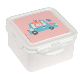 Safta Boîte à repas et goûter pour enfant préscolaire "Girafe", à partir de 3 ans