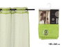 Giftdecor Rideau Vert 140x260 cm 6 Œillets Grille 100% Polyester (Set de 6)