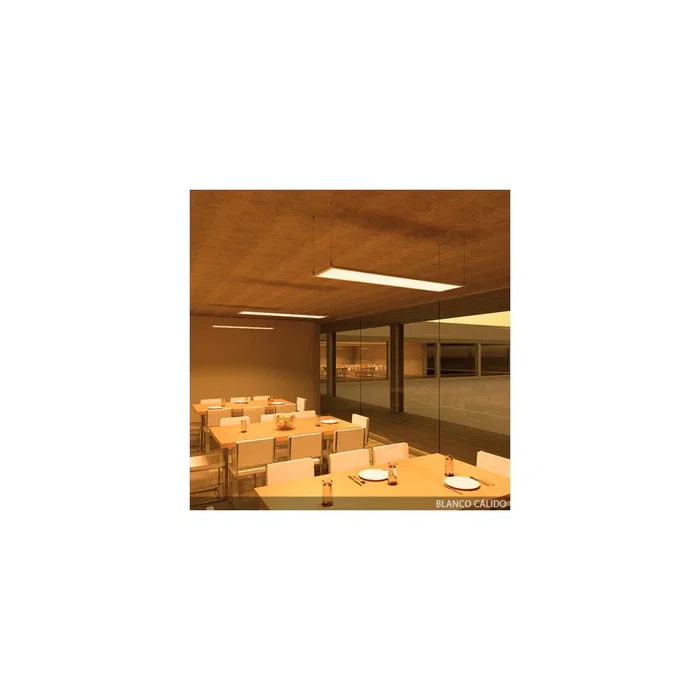 Panel LED Superslim 48W 4800Lm 120x30cm Blanc avec Contrôle à Distance (Intensité-CCT) HO-PANMB295119548W-RC