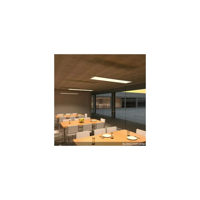 Panel LED Superslim 48W 4800Lm 120x30cm Blanc avec Contrôle à Distance (Intensité-CCT) HO-PANMB295119548W-RC