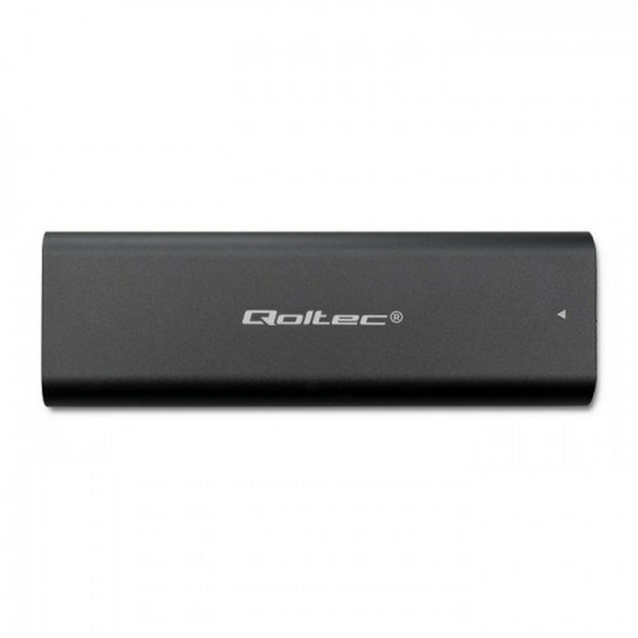 QOLTEC Boîtier pour disques M.2 en aluminium graphite USB 3.1 Gen 2