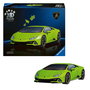 Ravensburger - Puzzle 3D Lamborghini Huracán EVO Voiture Verte - 108 Pièces - Boîte et Instructions Multilingues