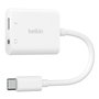 Belkin RockStar Adaptateur Audio et Charge USB-C 3,5 mm - Blanc - NPA004btWH