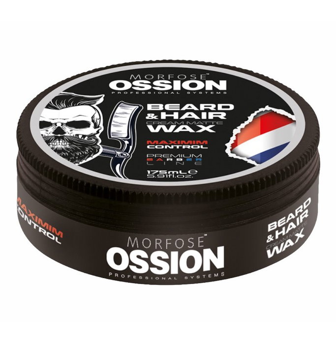 Ossion Beard & Hair Cream Matte Wax 175ml Ossion Beard & Hair Cream Matte Wax 175ml