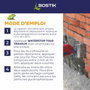 Bostik Waterstop Membrane d'étanchéité, Seau 6 kg, Blanc