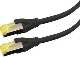 LOGON PREMIUM Câble Ethernet CAT6A S/FTP LSOH 1,5m Noir